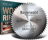 Bayerwald - CV Kreissägeblatt - Ø 400 mm x 2,0 mm x 30 mm | Spitzzahn (80 Zähne) | einfache, feinere Zuschnitte - Brennholz & Holzwerkstoffe/Längs- & Querschnitt