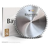 Bayerwald - CS Kreissägeblatt - Ø 450 mm x 2,2 mm x 30 mm | Spitzzahn (80 Zähne) | Nebenlöcher: 2/7/42 | einfache, feinere Zuschnitte - Brennholz & Holzwerkstoffe/Längs- & Querschnitt