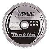 Makita Specialized Sägeblatt für Gehrungssäge, Aluminium, 305 x 100 Zähne 30 mm