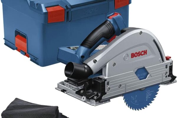 Bosch Professional BITURBO Akku Tauchkreissäge GKT 18V-52 GC mit L-Boxx